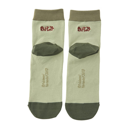 Pokémon Game Dot Charmander Mid-Crew Socks