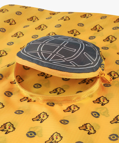 Pokémon Pixel Art Monster-Ball Packable Bag Yellow