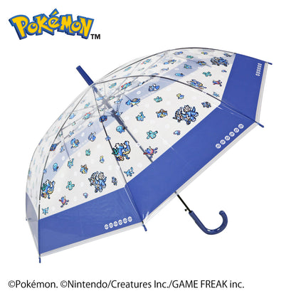 Pokémon Pixel Art Jump Vinyl Umbrella Blue