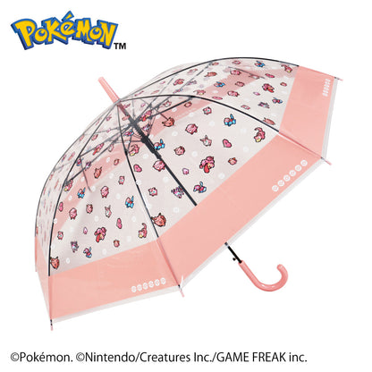 Pokémon Pixel Art Jump Vinyl Umbrella Pink
