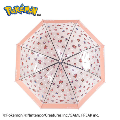 Pokémon Pixel Art Jump Vinyl Umbrella Pink