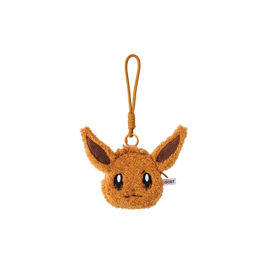 Pokémon Eevee Face Pouch Keychain