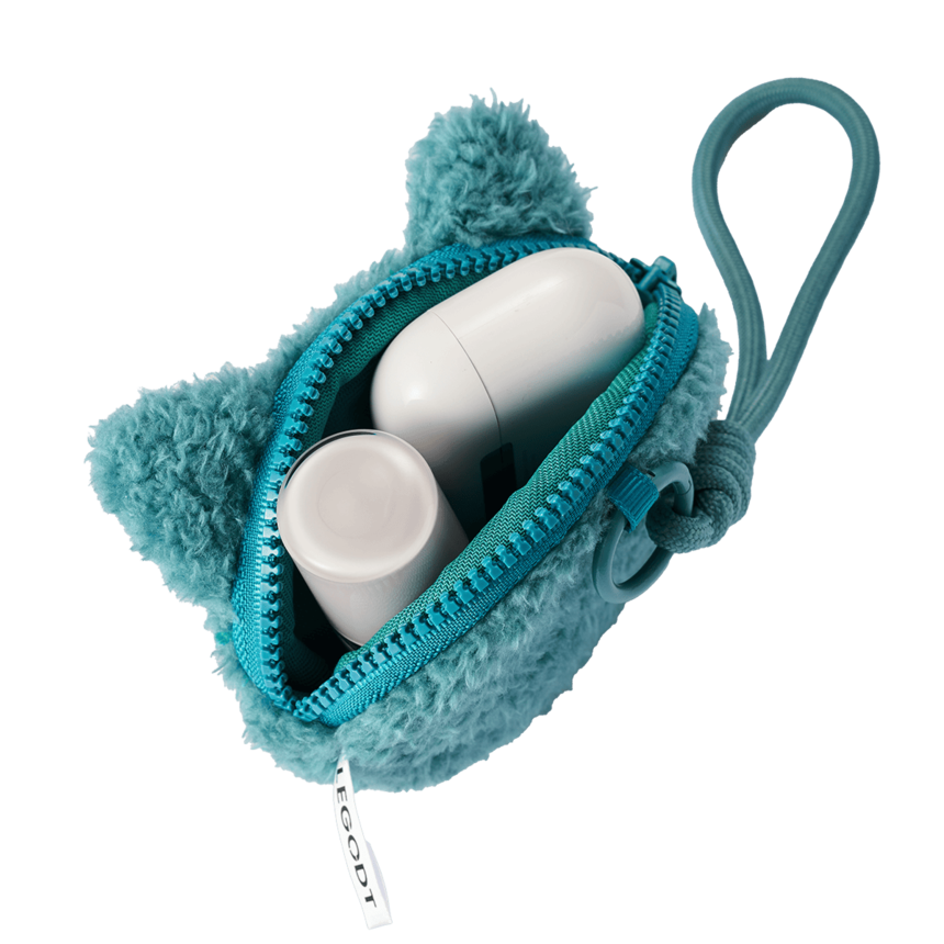 Pokémon Snorlax Face Pouch Keychain