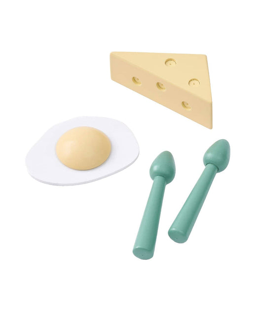 [首團預購優惠至21號] 日本木製玩具 - Cheese, Eggs, and Asparagus