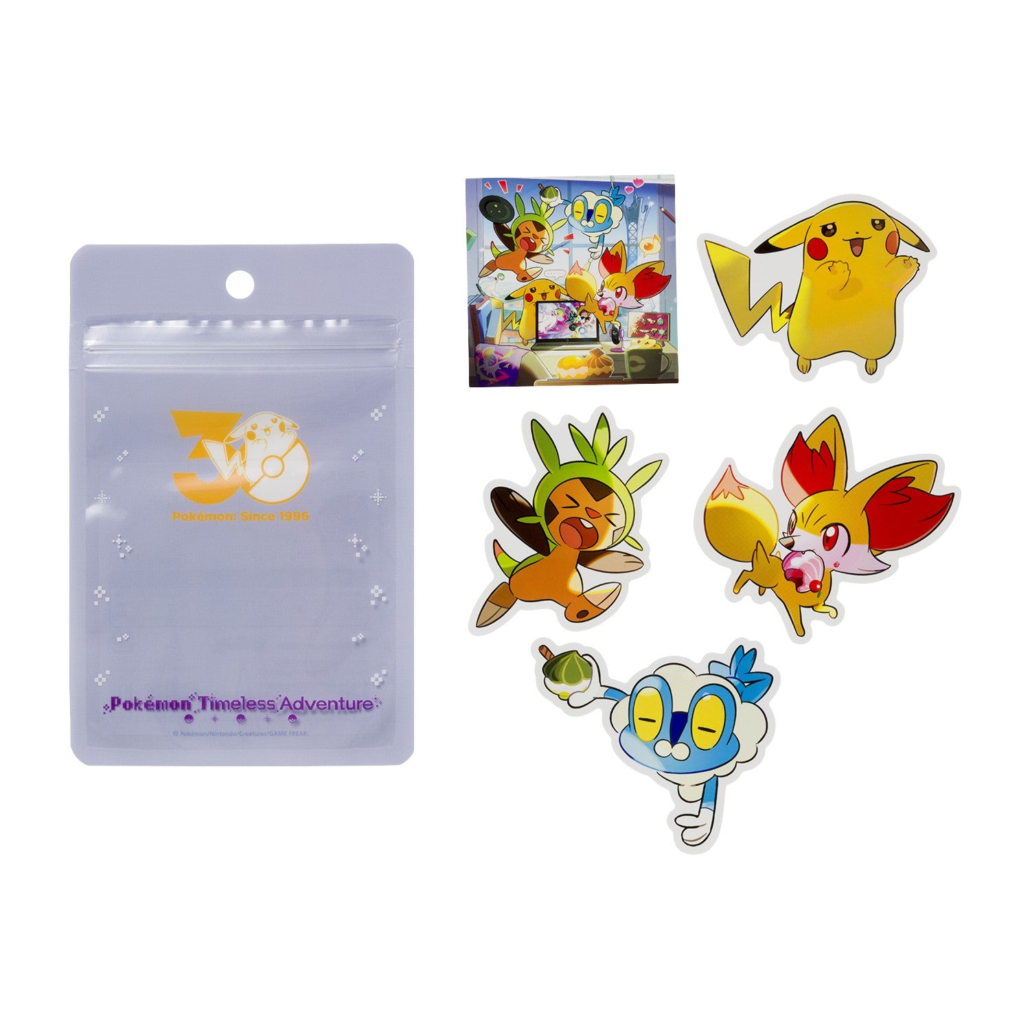 Pokémon Timeless Adventure Kalos Sticker Set