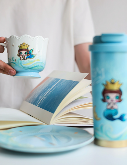 China｜ Starbucks x POP MART Molly Mermaid Travel Tumbler