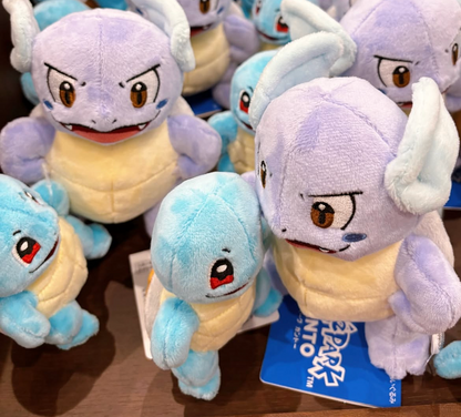 PokePark Kanto Limited｜Summer Squirtle & Wartortle Plush