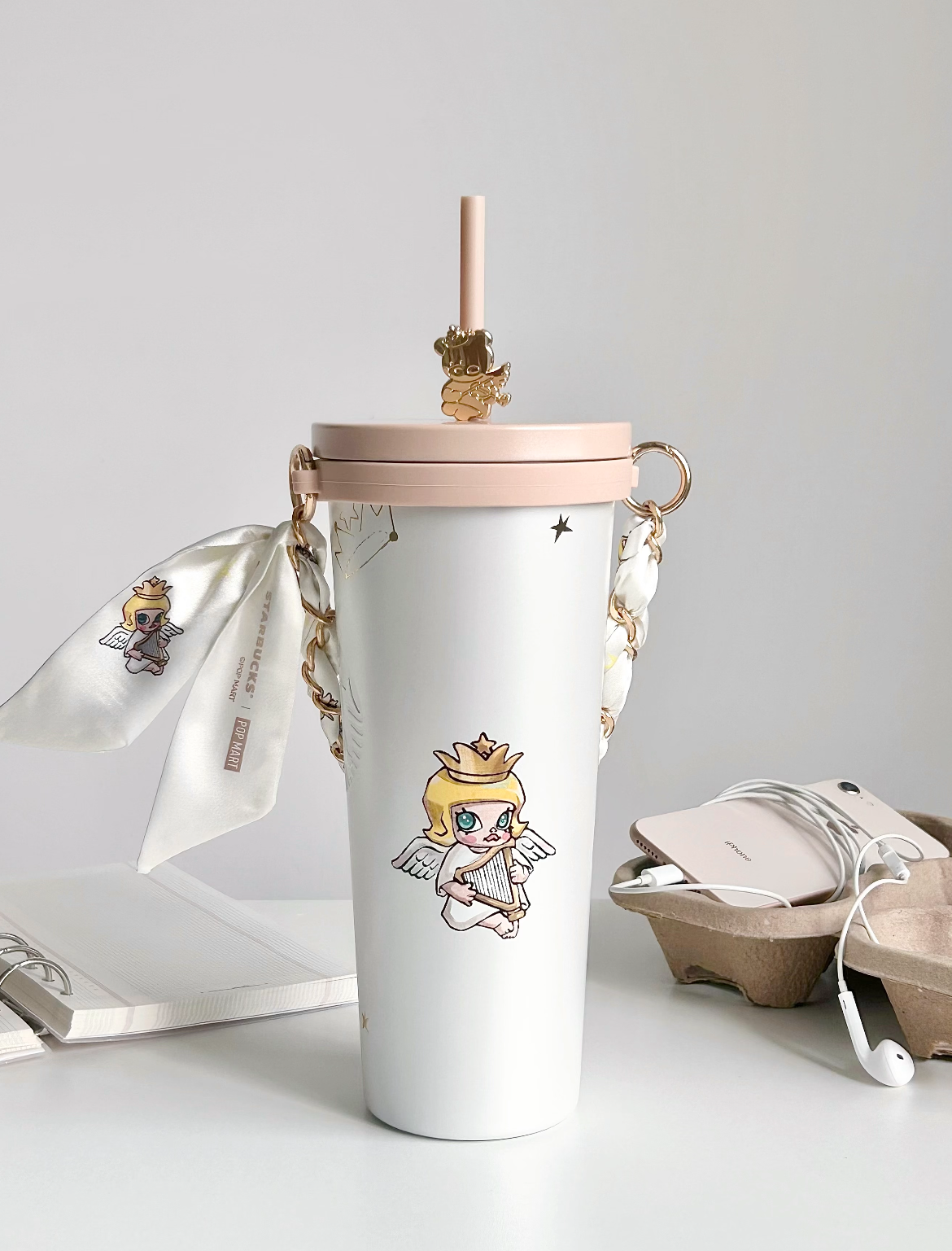China｜ Starbucks x POP MART Molly Angel Travel Tumbler