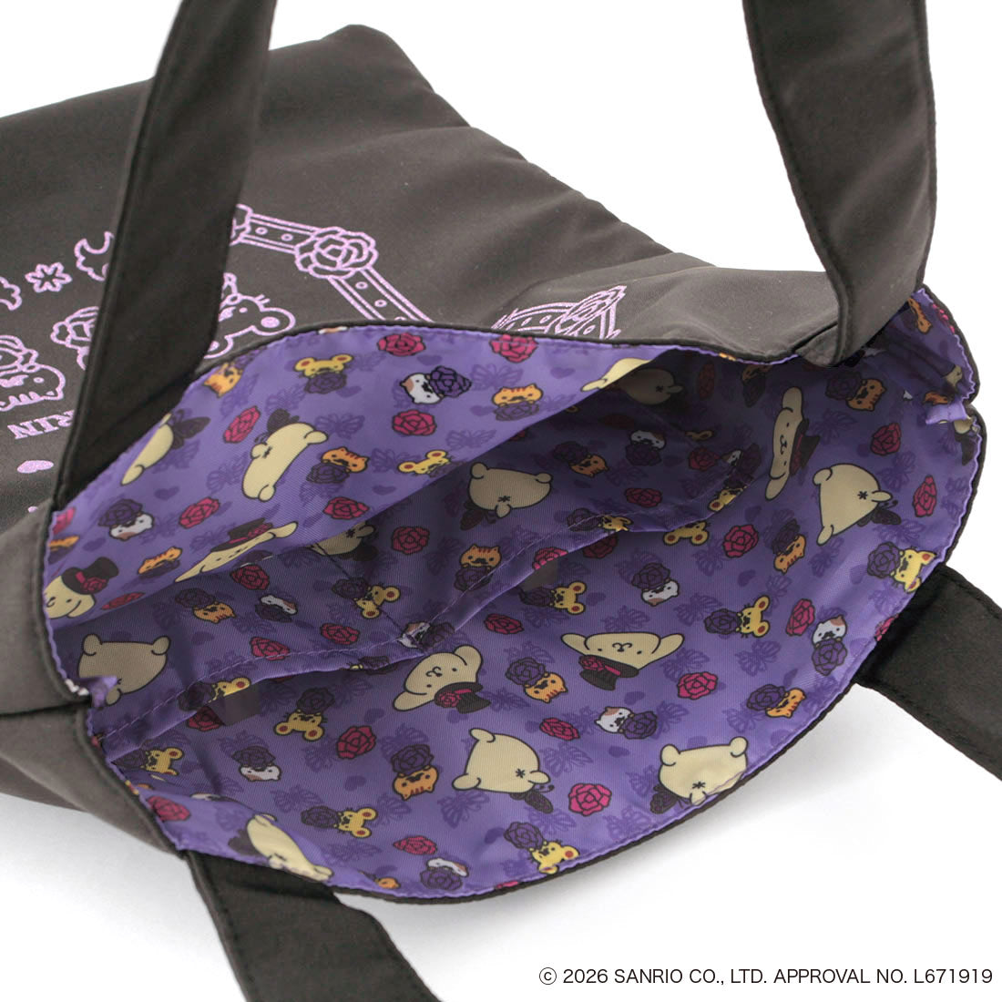 ANNA SUI x Pompompurin Tote Bag - Purple