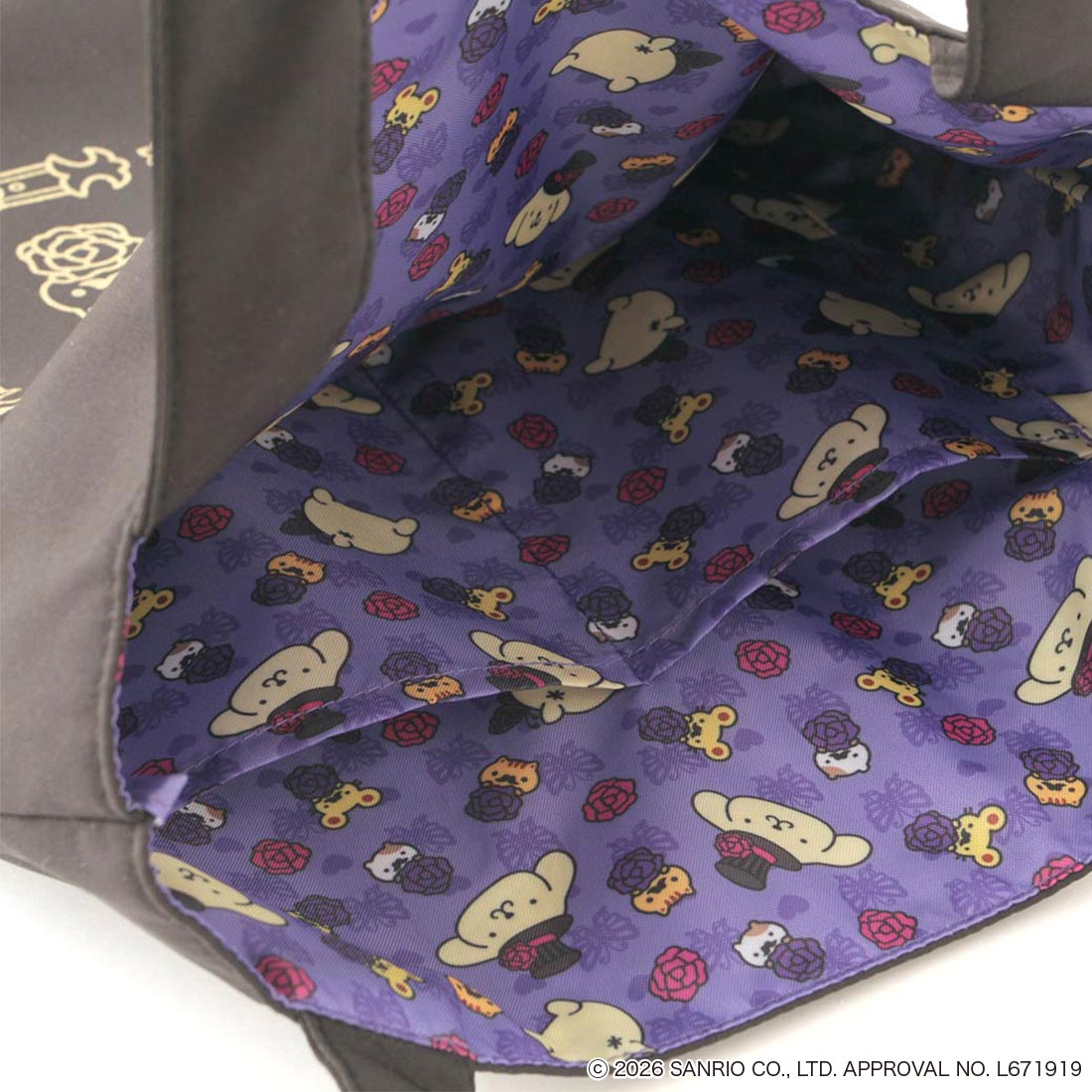 ANNA SUI x Pompompurin Tote Bag - Gold