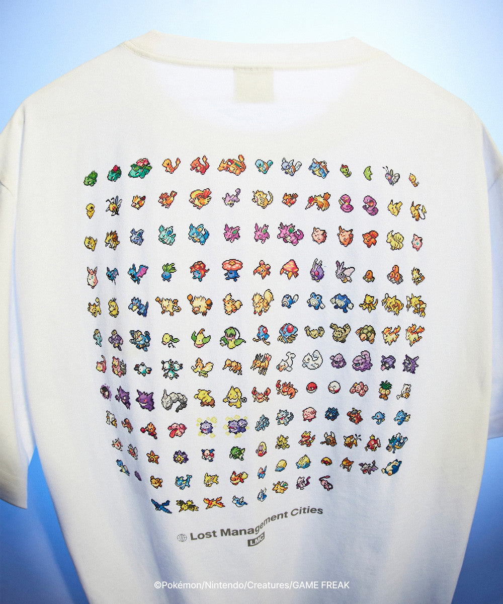 Pokémon Pixel Art 151 Tee Black