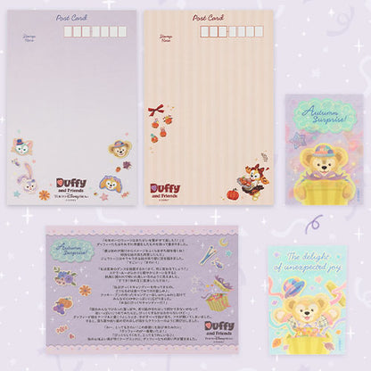 Duffy & Friends Autumn Surprise! Postcard Set with Sticker