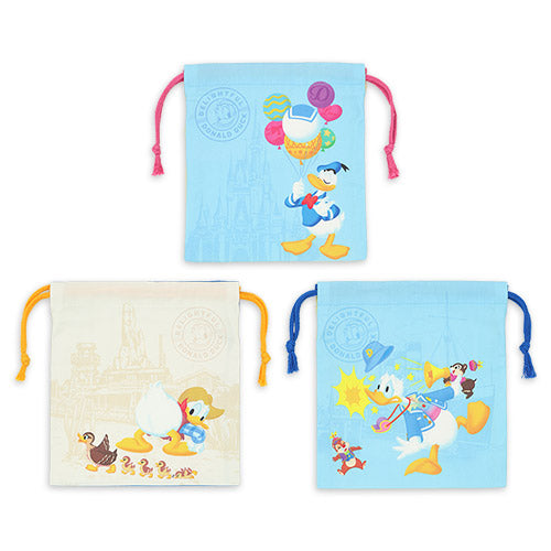 Donald Duck Drawstring Pouch Set