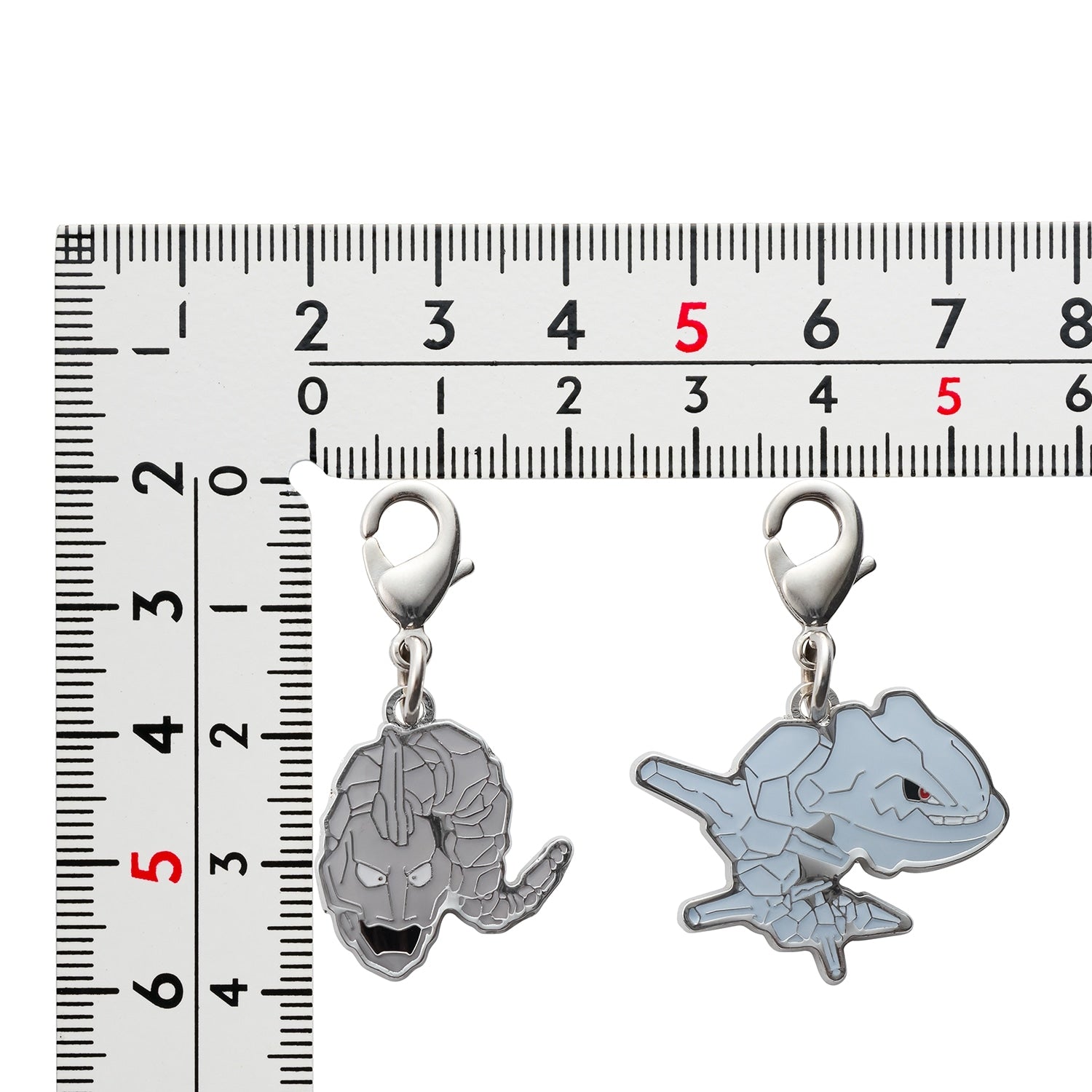 Pokémon Onix & Steelix National Pokédex Metal Charm