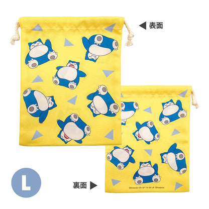 Pokémon Snorlax 3-Piece Drawstring Pouch Set official product image 3