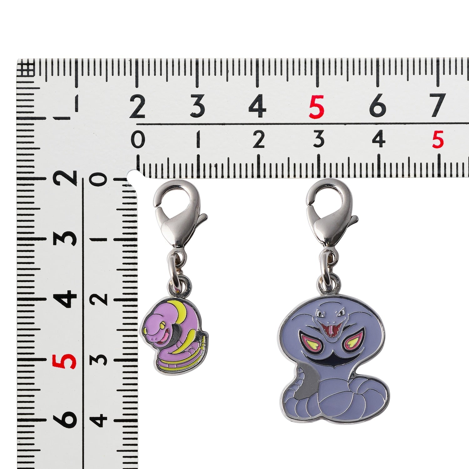 Pokémon Ekans & Arbok National Pokédex Metal Charm