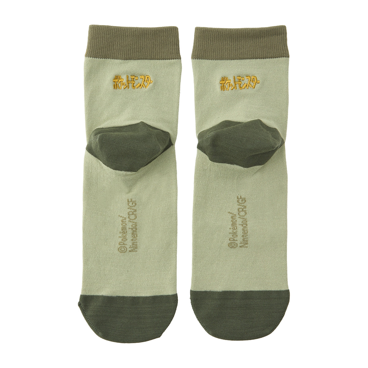 Pokémon Game Dot Pikachu Mid-Crew Socks
