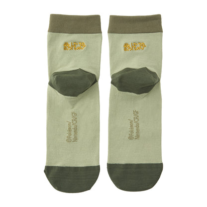 Pokémon Game Dot Pikachu Mid-Crew Socks