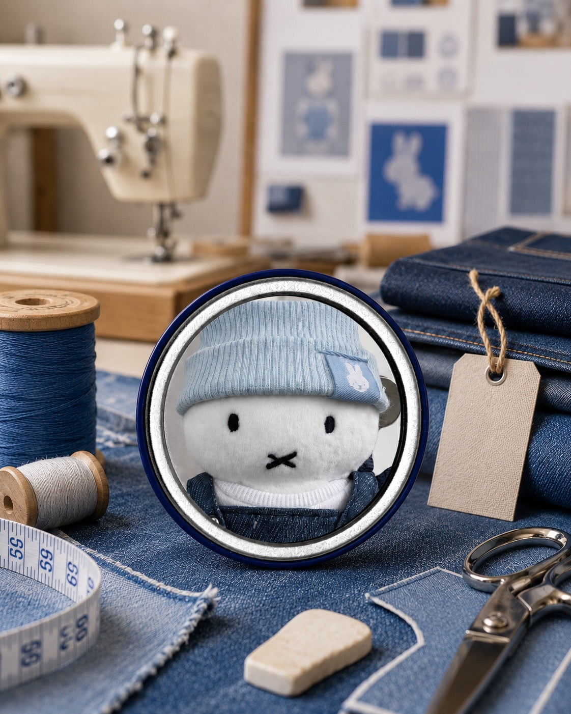 Korea Seoul exclusive Miffy denim collection mirror