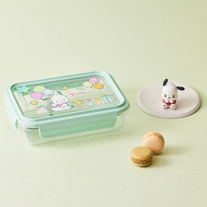 Schoolfit Sanrio Characters 3-Compartment Clear Lunch Box