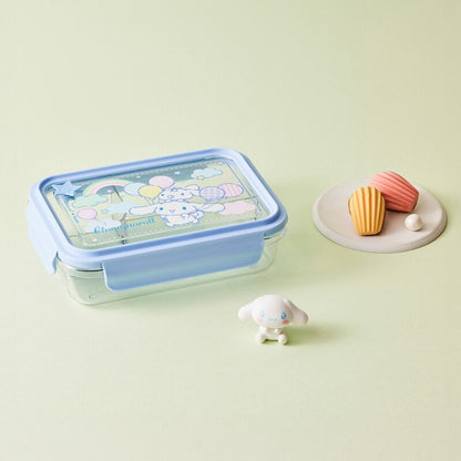 Schoolfit Sanrio Characters 3-Compartment Clear Lunch Box