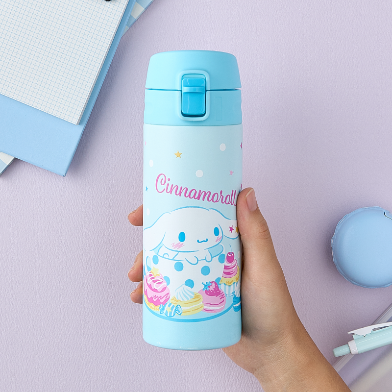 Sanrio Cinnamoroll New School Fit One-Touch Tumbler 400ml