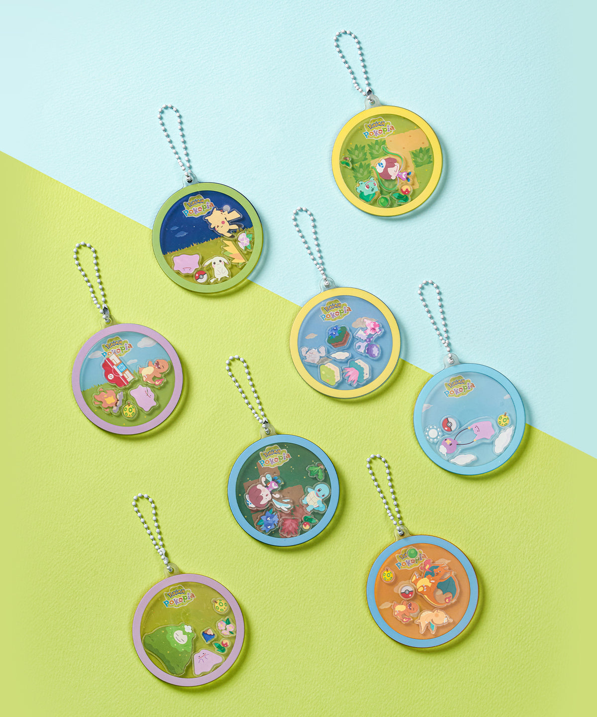 Pokémon Pokopia Acrylic Shaker Keyring - Random
