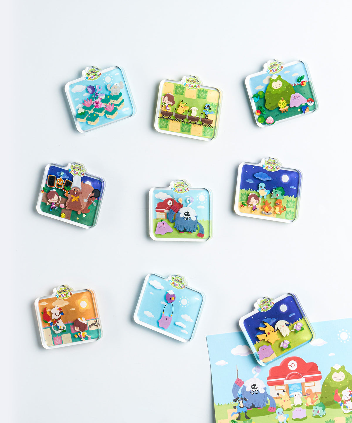 Pokémon Pokopia Acrylic Magnet - Random