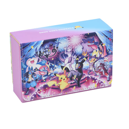 Pokémon Card Game Flip Double Deck Case Celebrating Together