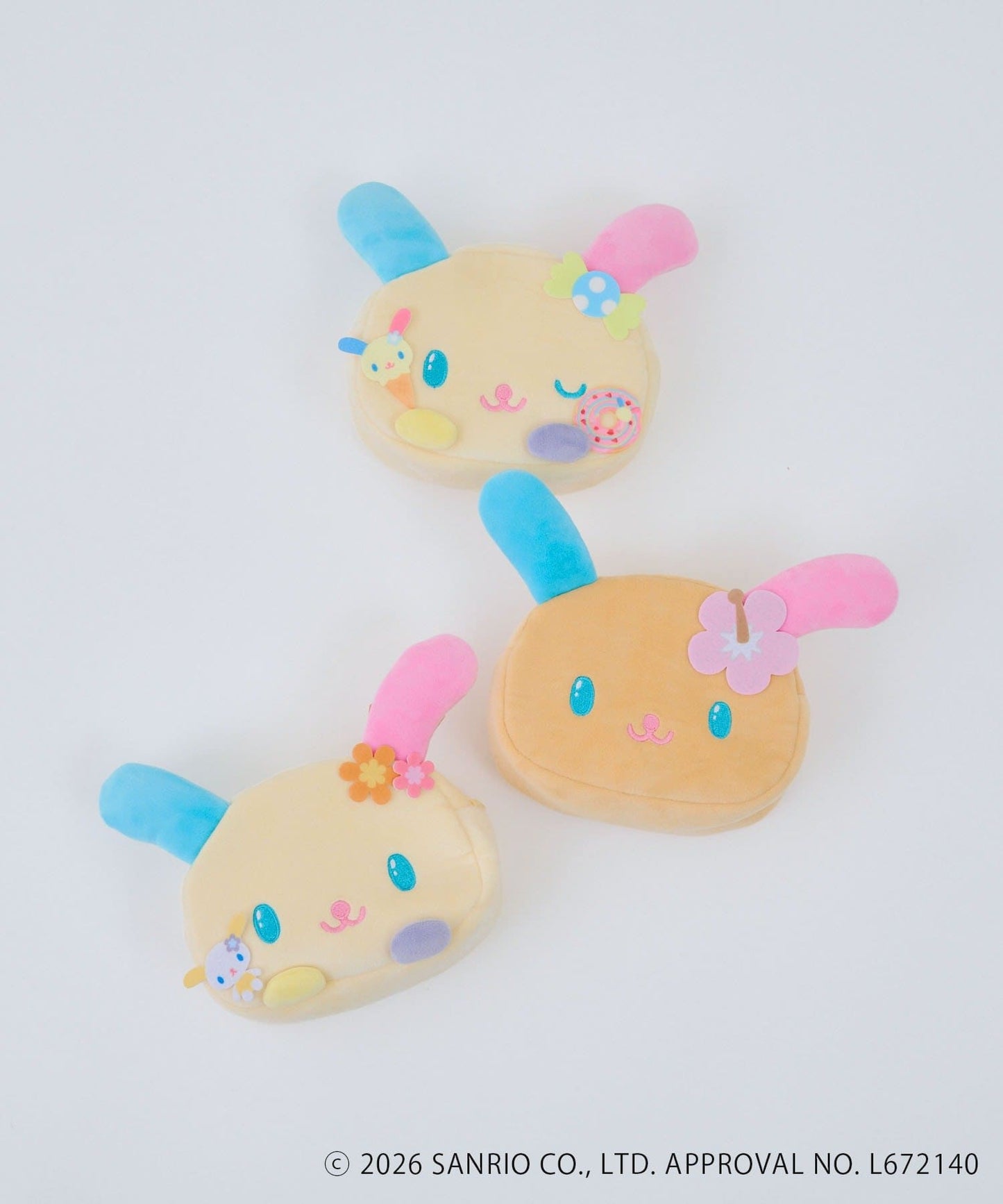 Sanrio Usahana Die-Cut Pouch