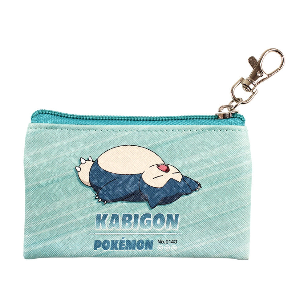 Pokémon Snorlax SMASH COLOR! Flat Mini Pouch back view