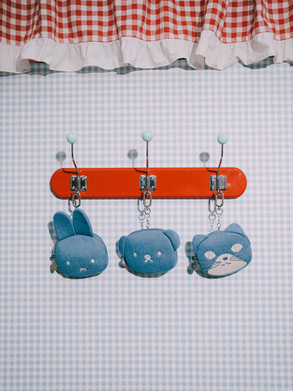 Korea Exclusive｜ Boris Seoul Denim Pouch & Market Bag Set