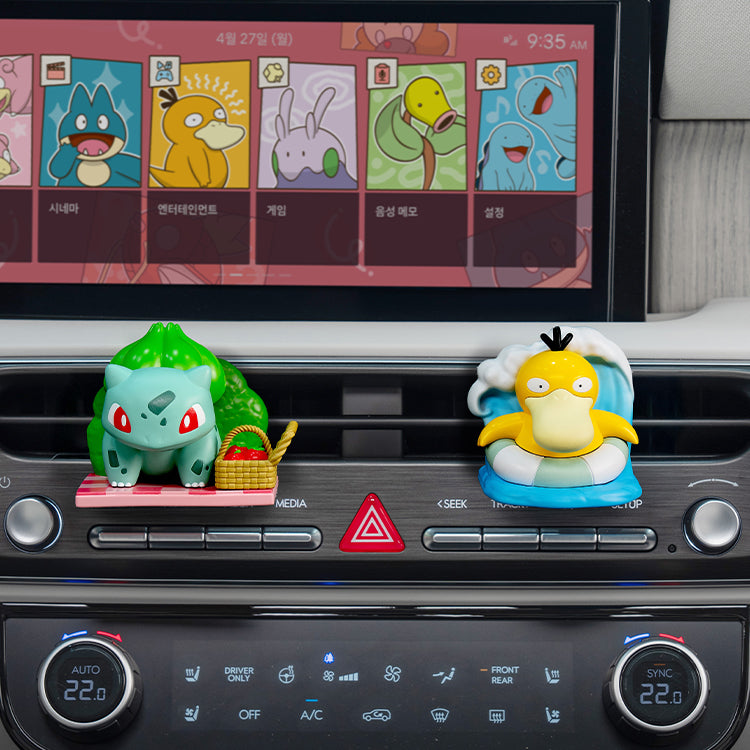 Korea Exclusive｜Hyundai x Pokémon Car Air Freshener Desk Figure