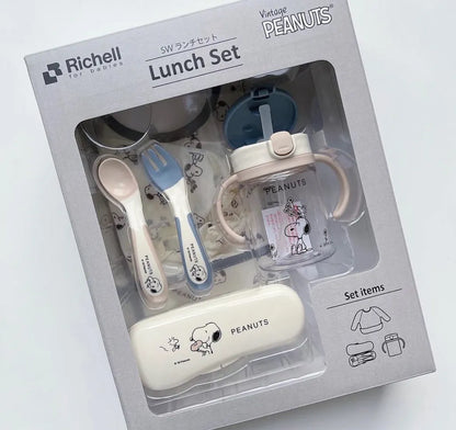 Snoopy x Richell lunch set 套裝 1 set 3樣
