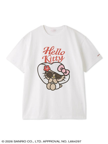 Japan｜Sanrio Hello Kitty Summer Beach Club Big T-Shirt White A