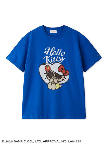 Japan｜Sanrio Hello Kitty Summer Beach Club Big T-Shirt White A