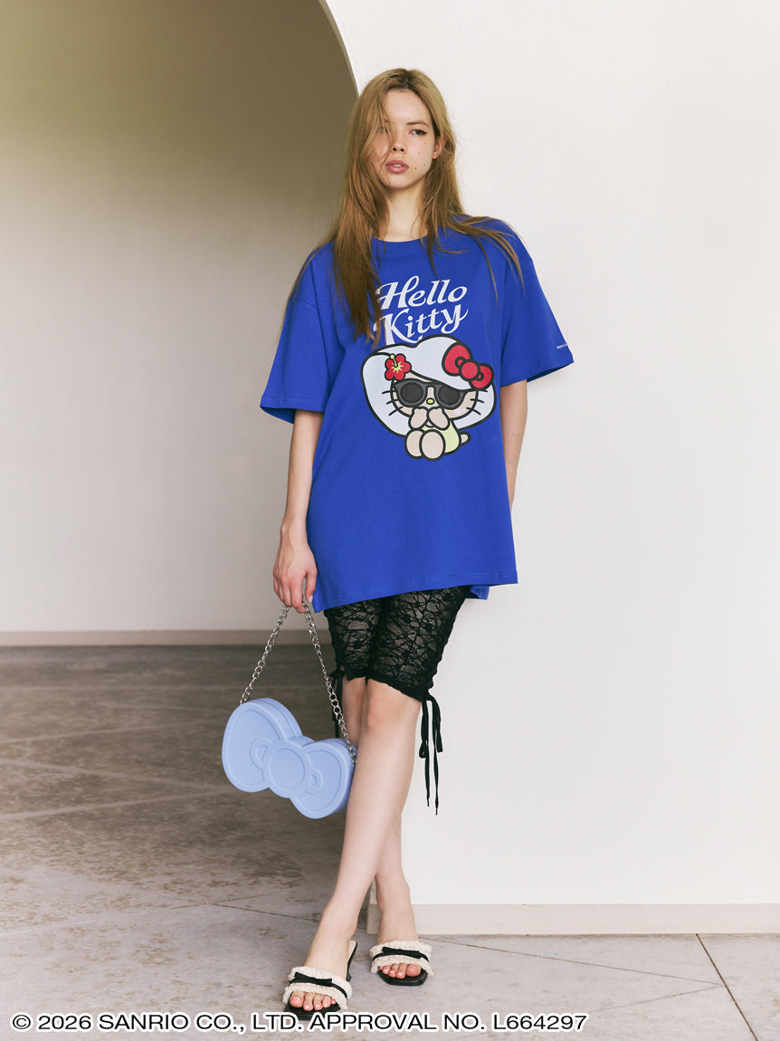 Japan｜Sanrio Hello Kitty Summer Beach Club Big T-Shirt White A