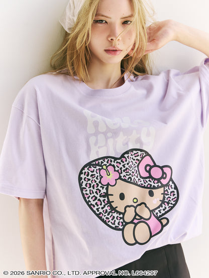 Japan｜Sanrio Hello Kitty Summer Beach Club Big T-Shirt White A