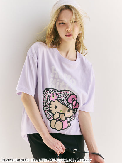 Japan｜Sanrio Hello Kitty Summer Beach Club Big T-Shirt White A