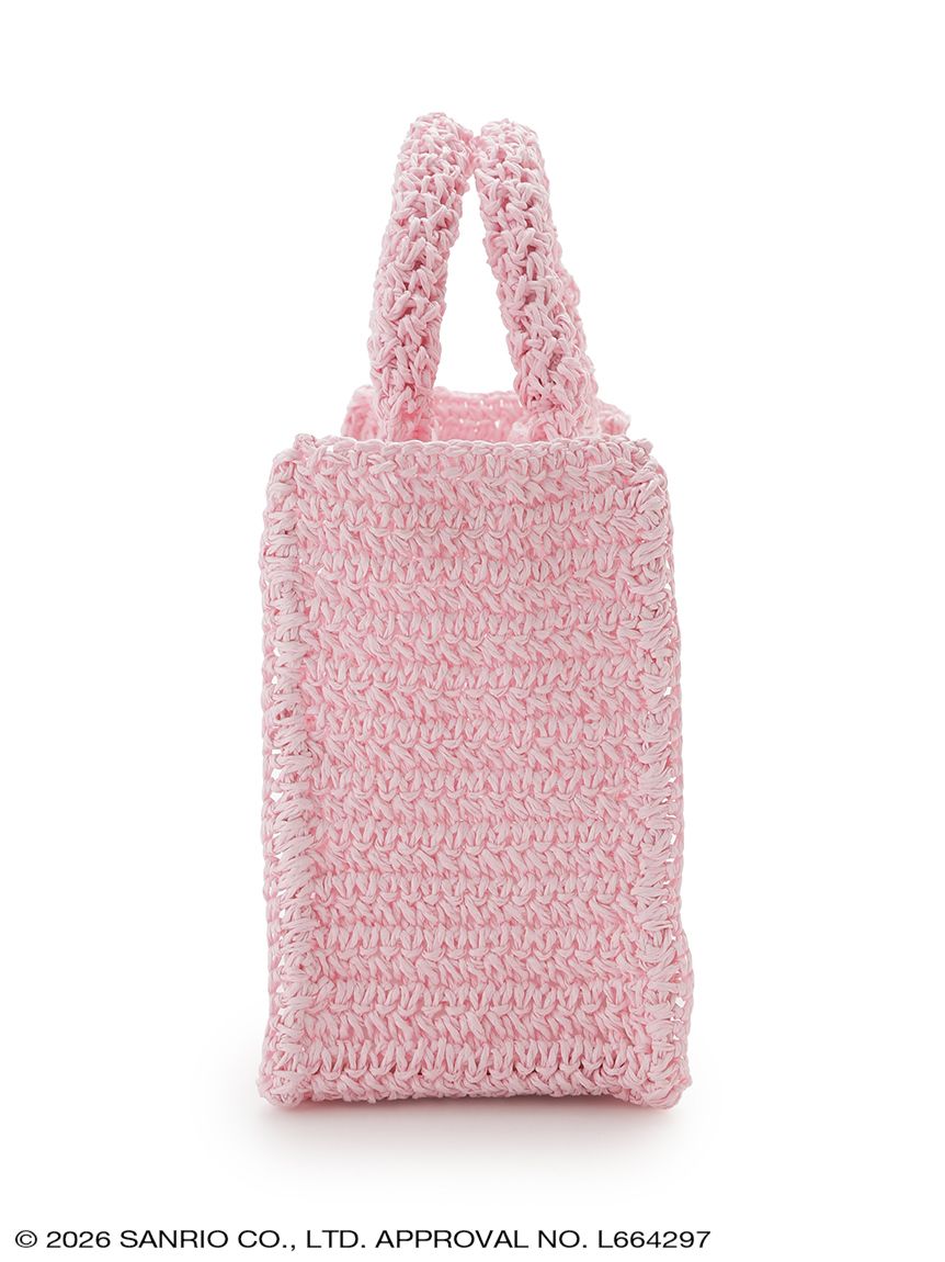 Japan｜Sanrio Hello Kitty Raffia-Like Tote Bag Pink