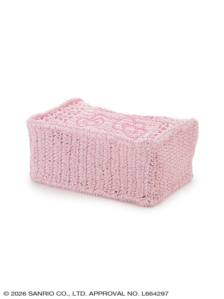Japan｜Sanrio Hello Kitty Raffia-Like Tote Bag Pink