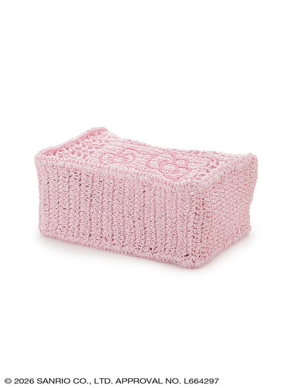 Japan｜Sanrio Hello Kitty Raffia-Like Tote Bag Pink