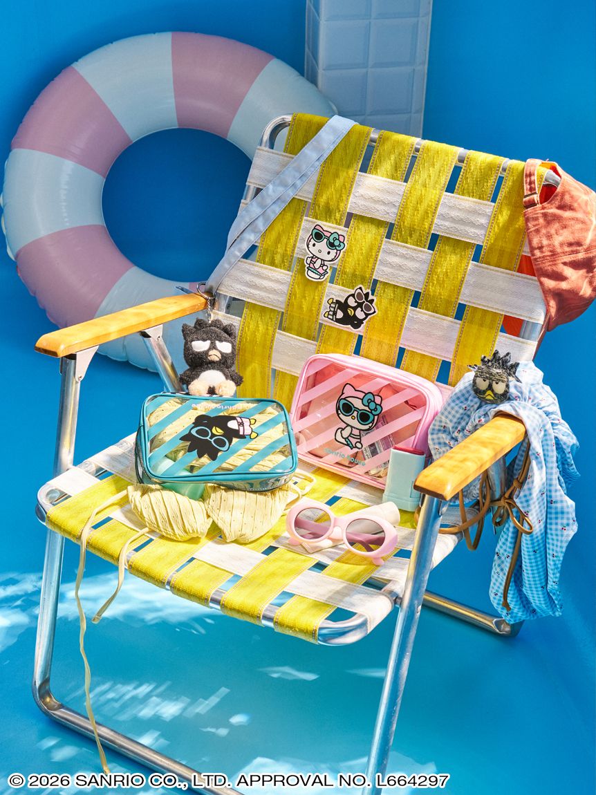 Japan｜Sanrio Summer Beach Club Square Clear Pouch