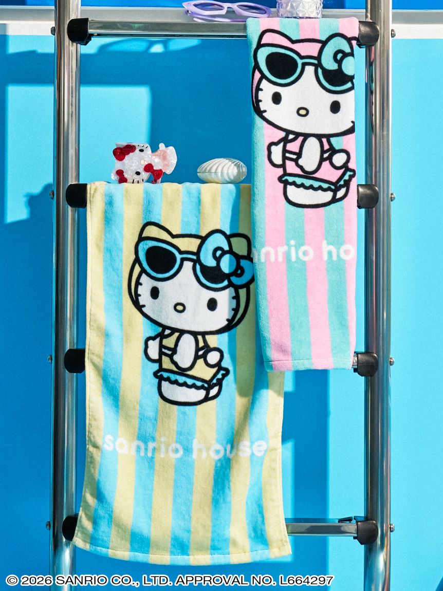 Japan｜ Sanrio Hello Kitty Summer Beach Club Face Towel