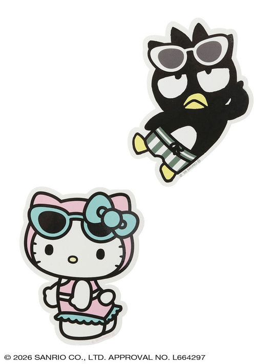 Japan｜Sanrio Hello Kitty Badtz-Maru Summer Beach Club Sticker Set