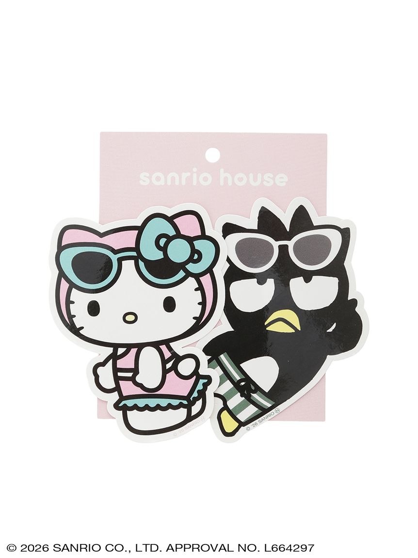 Japan｜Sanrio Hello Kitty Badtz-Maru Summer Beach Club Sticker Set