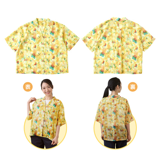 Pokémon Midarezaki Sheer Open-Collar Shirt