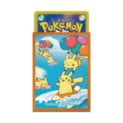 Pokémon Card Game Deck Shield Surfing Pikachu & Flying Pikachu Orange