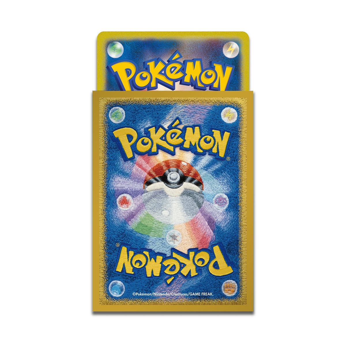 Pokémon Card Game Deck Shield Embroidery Design