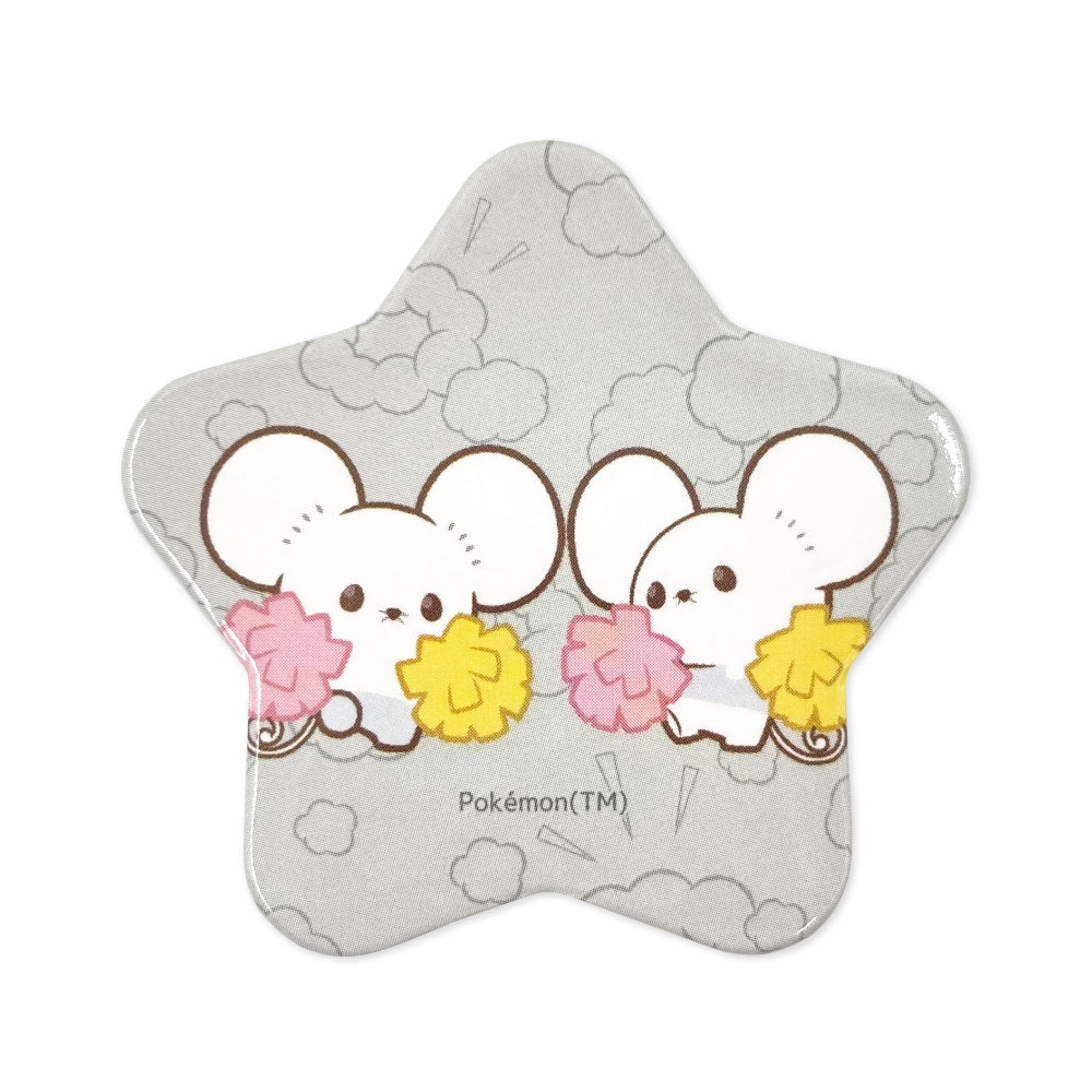 PokéPeace Sports Pikachu & Tandemaus Star-Shaped Pin Badge Set - image 4